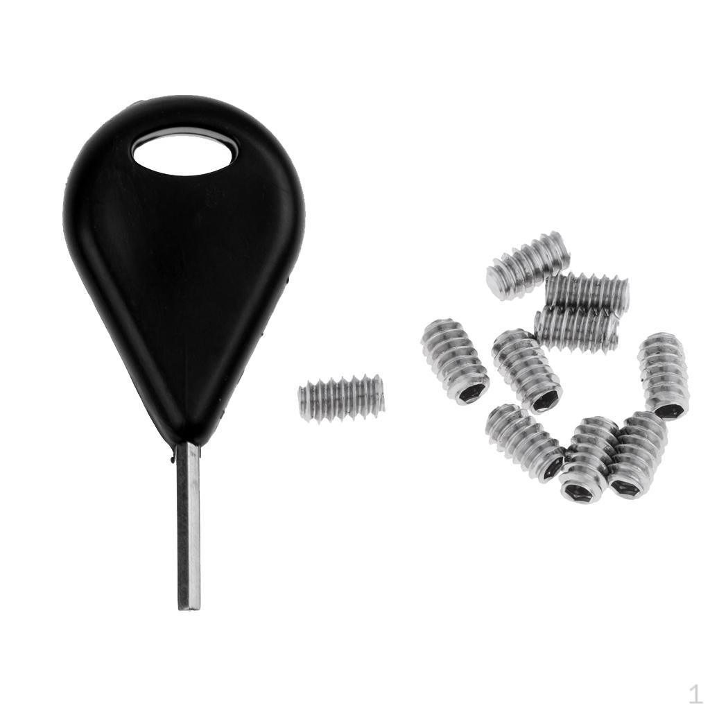 Surf Board Surfboard Fin Replacement Accessory With 10Pcs Grub Screws
