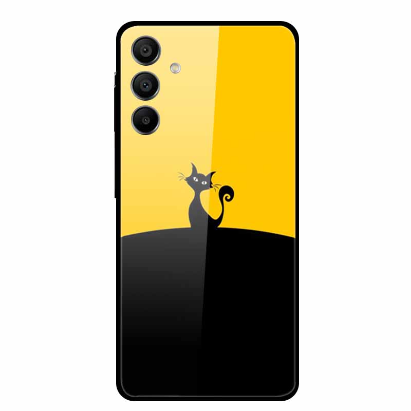 Закаленное Стекло Чехол для Samsung Galaxy A16 5G Задняя Крышка Жесткий Чехол для SamsungA16 Чехол для Телефона Fundas Крутой Защитный Милый Бампер
