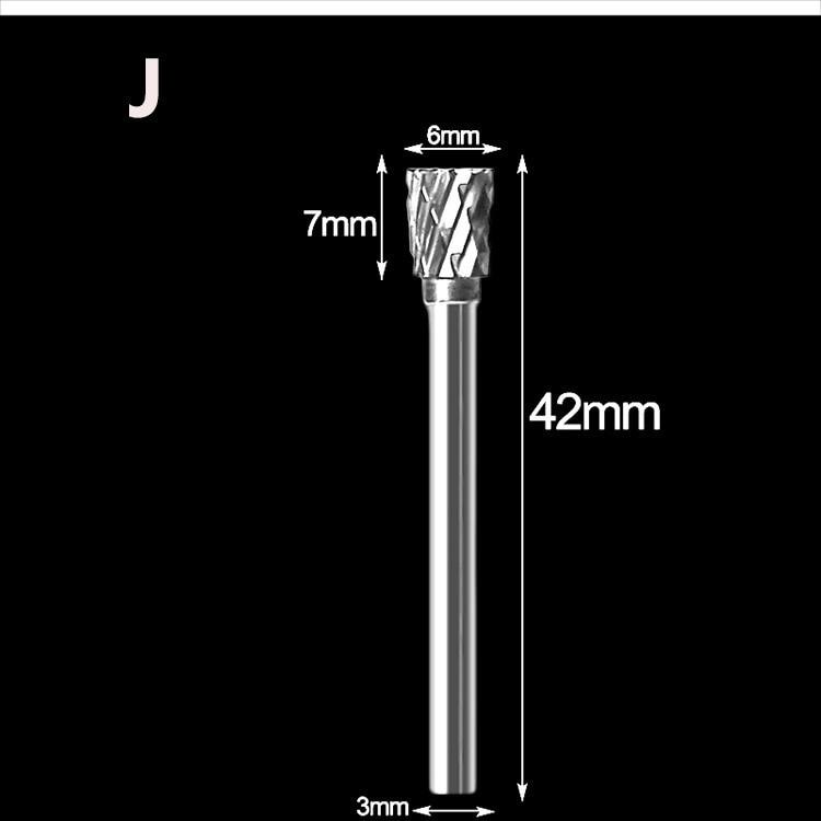 3*6mm Metal Drawing Tungsten Carbide Milling Cutter Rotary Tool Burr CNC Engraving Abrasive Tools Metalworking Milling Polishing