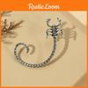 Готические серьги-животные Скорпион для женщин с гальваническим покрытием из сплава