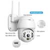 1 комплект панорамной камеры видеонаблюдения 1080p Wi-Fi IP-видеокамера двусторонняя аудиосвязь с четким ночным видением Onvif (с