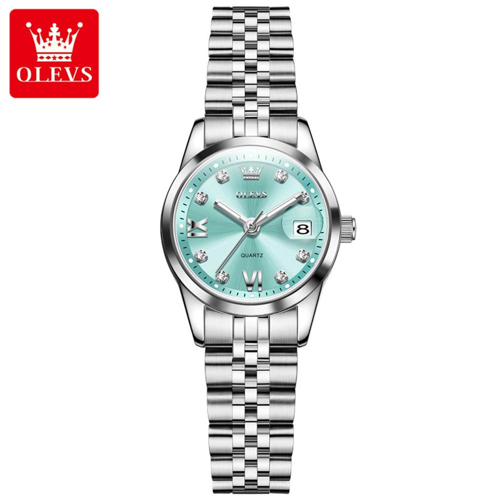 Women Quartz Watch Small Dial Stainless Steel Ladies Wristwatch For Woman Waterproof Date Display Female Clock