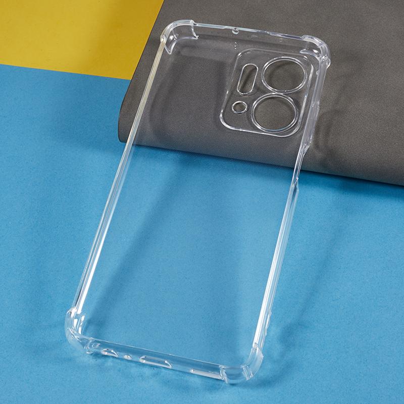 For Honor X7a 5G/Play7T 5G Four Corners Anti-drop Phone Case Transparent TPU Cover