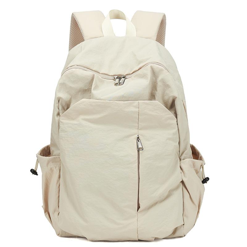 Schoolbag1011 New large-capacity backpack, male and female students schoolbag, multi-functional travel bag, casual and simple commuter bag