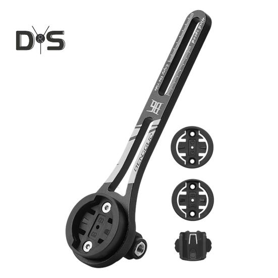 Переднее крепление для велосипеда, кронштейн из алюминиевого сплава со сменной базой для велокомпьютера, регулируемое интегрированное переднее крепление для велосипеда для Garmin Edge