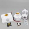 AC 110V-240V E27 Base Socket Sound or PIR Motion Human Body Infrared Sensor Control Lamp Holder Bulb LED Night Light Delay Time