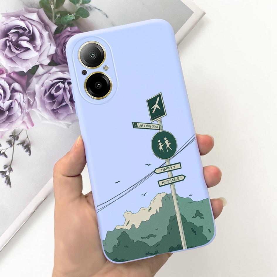 For Realme C67 4G Case RMX3890 Shockproof Cover Fashion Marble Slim Soft Silicone Phone Case For RealmeC67 4G C 67 Protect Shell