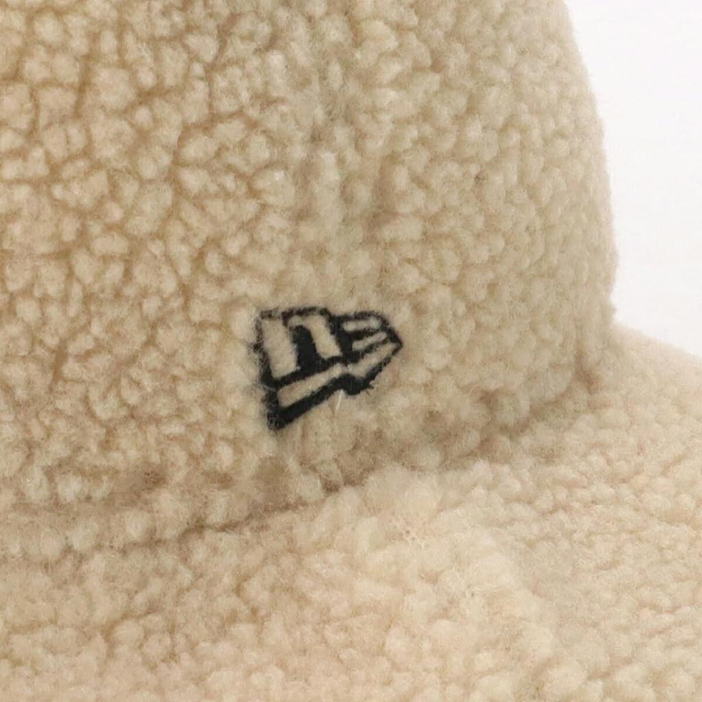 [New Era] Панама New Era Bucket Hat Bucket-01 12108785 N139BC486 Бежевый LXL Однотонный Флис-боа Эксклюзив ONSPOTZ Мужская Женская Шляпа Большие и маленькие размеры Путешествия