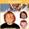 Childs Play Halloween Latex Mask With Blood Effect For Horror Party Cosplay