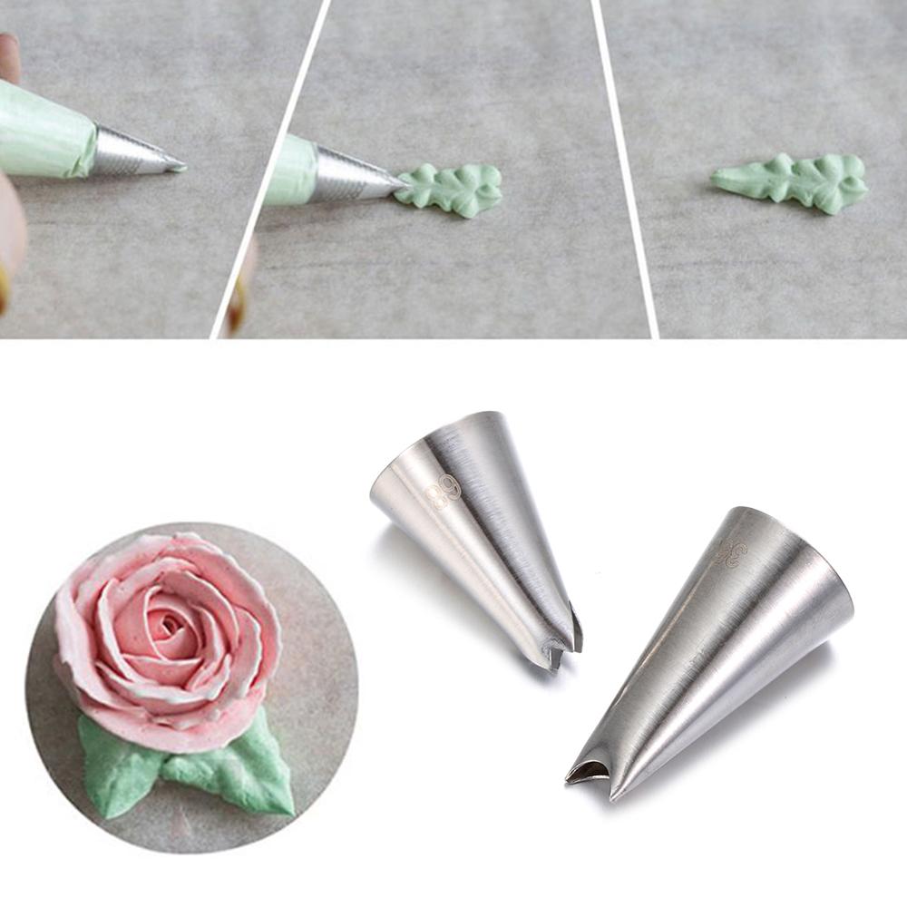 Stainless Steel Cake Decorating Flower Nozzle Baking Mold Ice Cream Tool Icing Piping Nozzles
