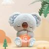 Дышащий медведь, успокаивающая коала, плюшевая кукла, игрушка для детей, успокаивающая музыка, детский компаньон для сна, кукла со звуком и светом, игрушка в подарок