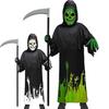 [fanituhan] Костюм Косплея Коса Смерти для Детей, Костюм на Хэллоуин со Светящейся в Темноте Косой, Мальчики и Девочки, Детский Костюм на Хэллоуин, Для Мальчиков
