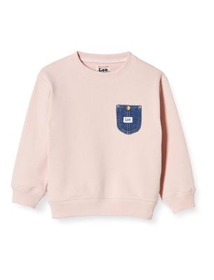 Толстовка для мальчиков Lee Denim Pocket 070, розовая,