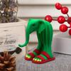 Фигурка слона в пустыне, 3D-печатный кактус, украшение в виде слона, красные тапочки, мультяшная статуя слона, скульптура, украшение