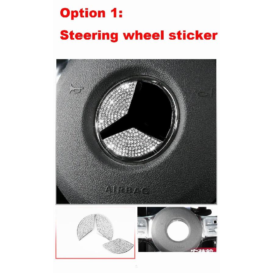 Diamond Sticker For Mercedes Benz A Class W177 V177 A200 A180 + Car Interior Decoration Accessories Sticker