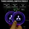 lcbk8 LED 7 Colors Car Coaster Light Water Cup Drinks Holder Mat For Mitsubishi ASX Galant Mirage L200 EVO Triton Pajero Outlander