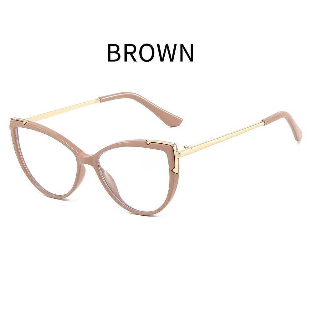 Новые Винтажные Очки для Чтения Кошачий Глаз Унисекс Ультралегкая Металлическая Рамка Защита от Синего Света Очки для Пресбиопии Женские Популярные Очки