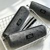 Polka Dot Pencil Case Gray Stationery Bag High Quality Pencil Pouch  School Supplies
