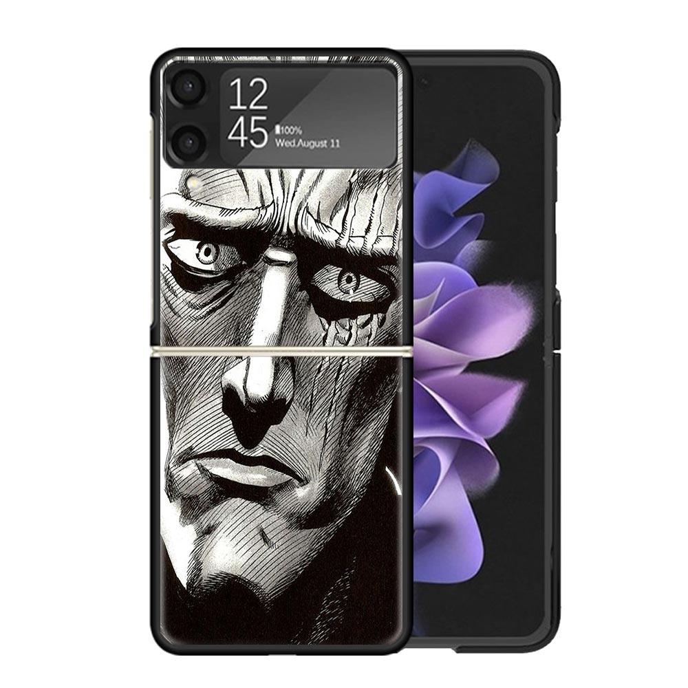 Anime One-Punch Man Clear Phone Case For Samsung Z Flip 7 6 5 4 3 Galaxy ZFlip7 ZFlip6 ZFlip5 ZFlip4 ZFlip3 5G Print Cover Z Fli
