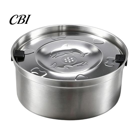 Slow Drinking Bowl for Dogs 1.2/3.2L Stainless Steel Dog Water Bowl, No-Spill Easy Clean Pet Dispenser Anti-Splash Non-Slip Small Medium Large