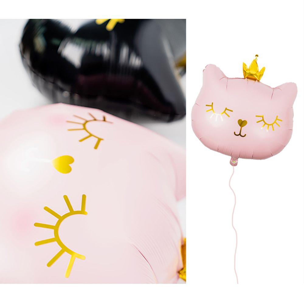 Партийная раскладка Форма кошачьей головы Подарки Фольгированные шары Надувной шар Товары для вечеринки Декор на день рождения