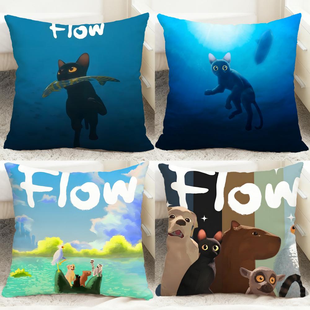 POPULAR F-FFflowwws Cushion Cover Comfortable Reversible Pillow Cover Ideal for Car Sofa Bedroom & Beyond