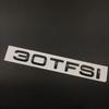 AUDI All A1 4 Ring logo ABS Black Car Hood Front Bonnet Grill Rear Trunk Emblem Badge Sticker A1 Mark 30TFSI Emblem