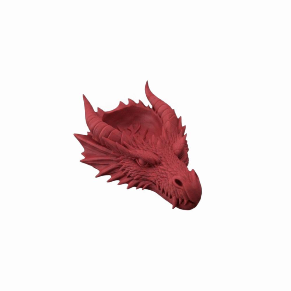 3D Print Dragon Head Storage Tray Funny Design Desktop Decor Organizer  Nightstand Decor
