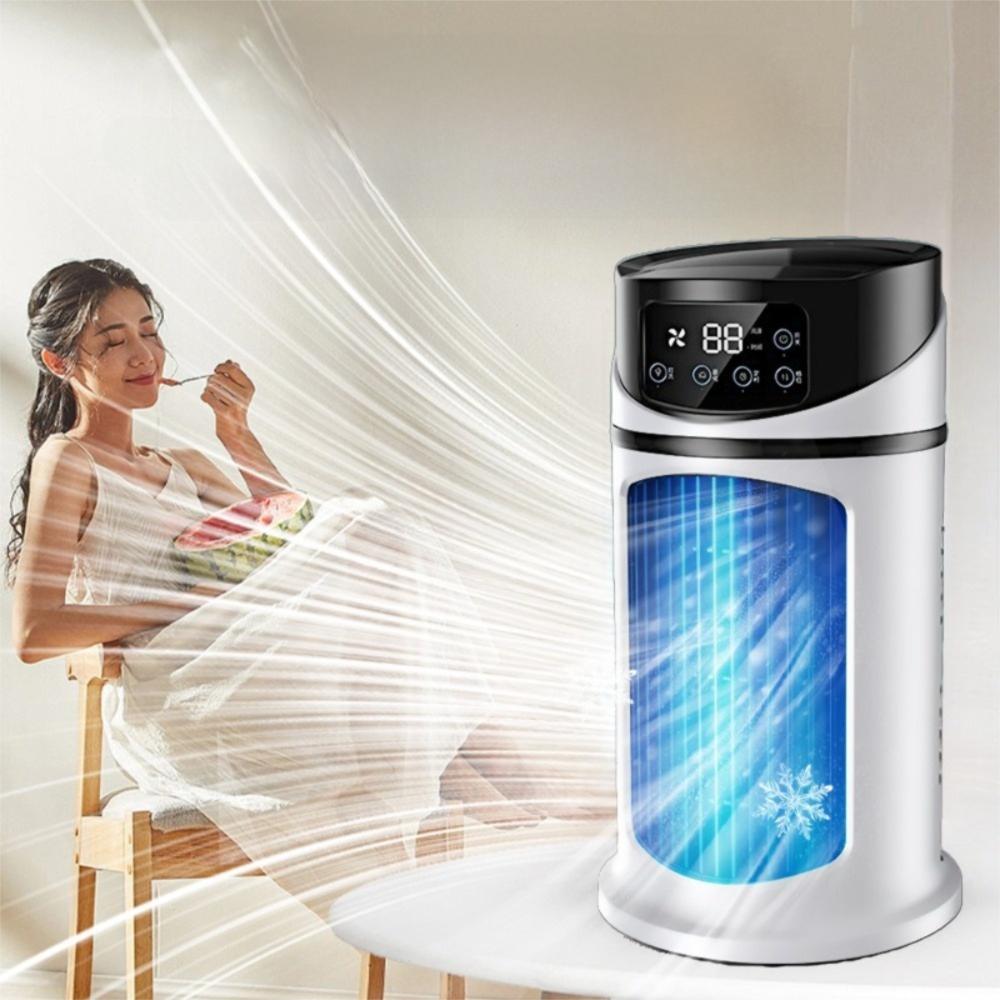 6-Speed Air Cooling Fan 6-Hour Timer Cold Air Conditioner Fan Useful Air Cooler Home Use