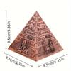 1шт египетские пирамиды статуэтка пирамида сплав железа статуя настольное украшение
