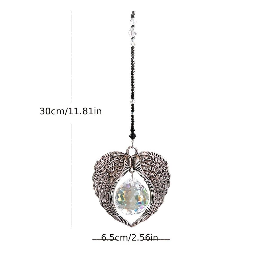 New Angel Wings Home Window Car Hanging Decorations Suncatcher Home Decor Pendant