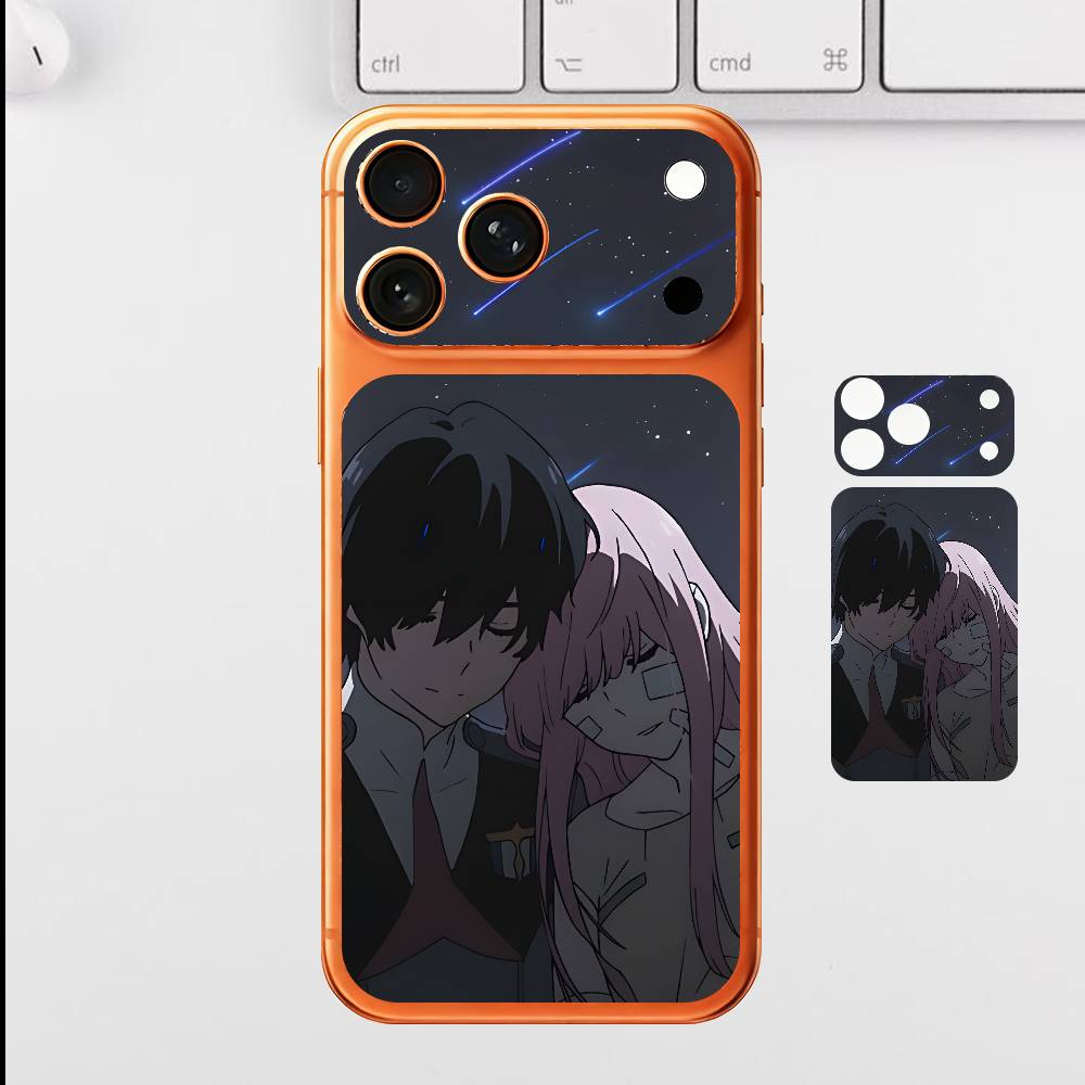 Аниме H-Hiro Zero Для iPhone 17 Pro ProMax Полная Задняя Крышка Наклейка Обёртка Плёнка Задняя Защитная Наклейка Плёнка