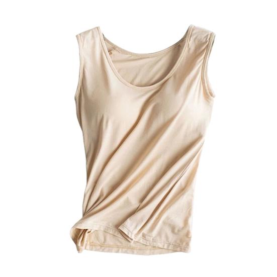 Женский жилет с цветными свободными подушечками для бюстгальтера без рукавов, со встроенным вырезом, однотонный, эластичный, спортивный