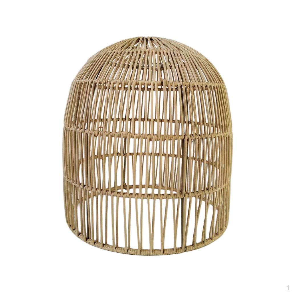Ceiling Pendant Lamp Shade Made of Wicker for Lamp, Hanging Floor
