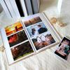 Фотоальбом Yousheng 4x6 с 300 кармашками, льняная обложка, фотоальбом-скрэпбук с передним окошком, вставляемый, вертикальный фотоальбом для персонализированной свадьбы