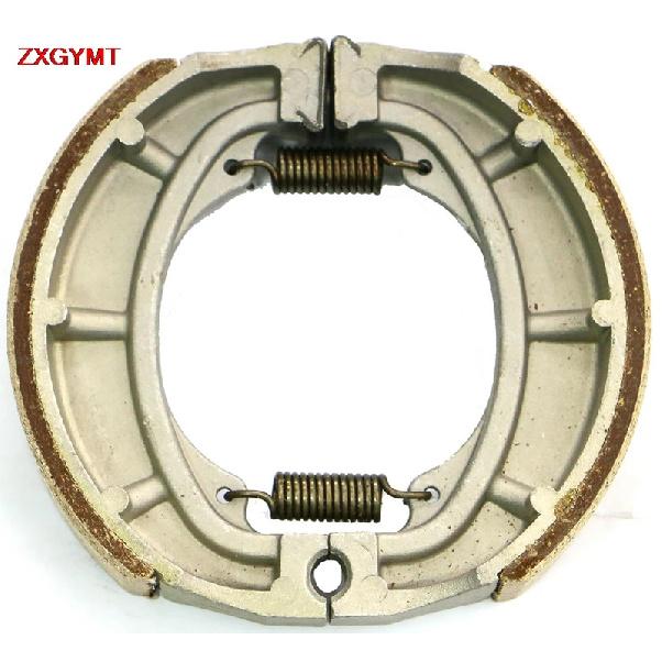For SUZUKI RM 125 RM125 1984 Front Rear Shoe Drum 84 Semi-Metallic Brake Shoe Pads Set