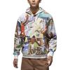 Jordan Толстовка с капюшоном Brooklyn Fleece Letter Print Outdoor Casual Sports Hoodie Men Sail FV7298-133