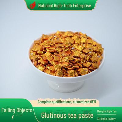Паста для чая Пуэр из клейкого риса - Юньнань Мэнхай, приготовленная Туо Ча, мелкое зерно, аромат древнего дерева.