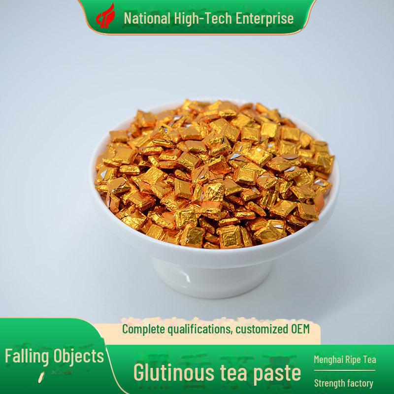 Паста для чая Пуэр из клейкого риса - Юньнань Мэнхай, приготовленная Туо Ча, мелкое зерно, аромат древнего дерева.