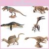Набор высококачественных ПВХ фигурок динозавров с детальной проработкой, включающий тираннозавра, трицератопса, раптора и птеродактиля для демонстрации и игры