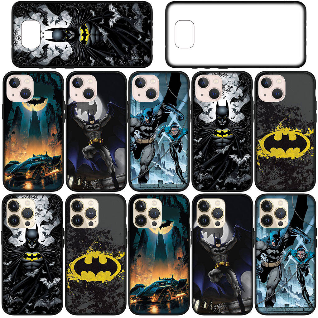for Motorola Moto Edge 70 60 50 G54 G86 Samsung Galaxy S25 iPhone 17 16 15 Redmi Note 14 13 Pro Max Phone Case Bruce Wayne Anime Batmans Bat Man Cover