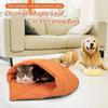 Durable Cat Sleeping Bag Soft Pet Cuddle Zone New Cat Bed Cave  Home Environment
