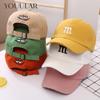 Children 'S Kid Baseball Cap For Girls Boy Hats Sunscreen Baby Hat Hip Hop M Letter Embroidered Cute Kids Caps 1 -6y