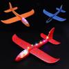 Пенопластовый самолет Светящаяся игрушка Ручной бросок Модель самолета Детский планер Активность Земной маркетинг