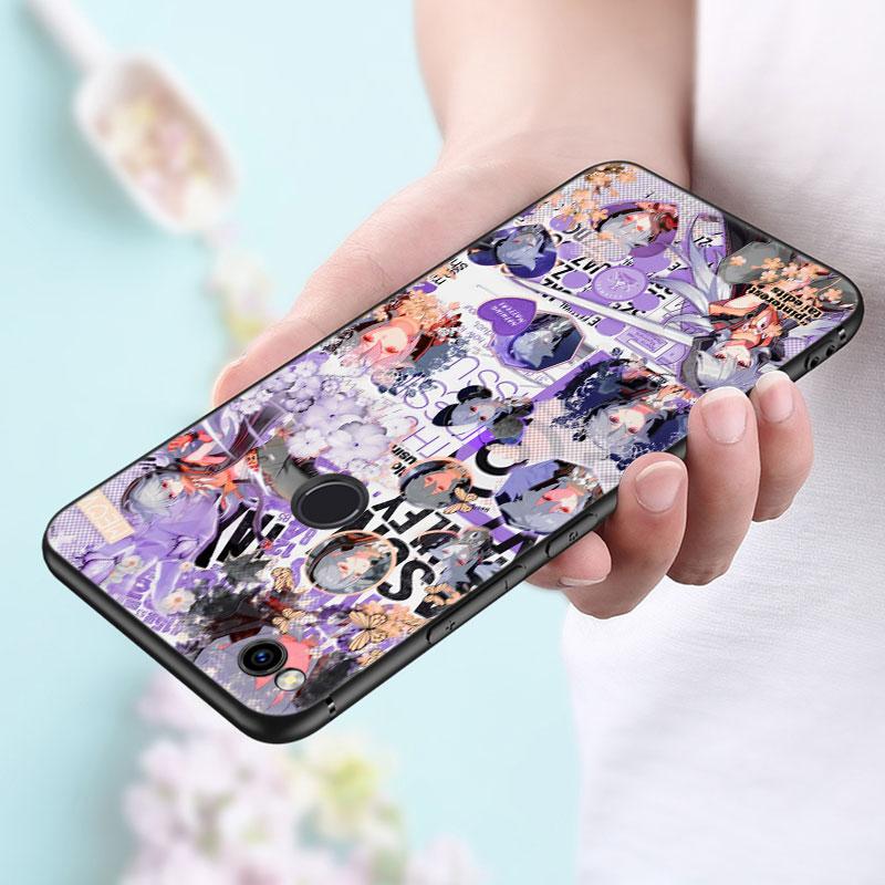 Чехол Genshin Impact с аниме для Huawei Honor 10X Lite 7A 7S 8A 8S 8C 8X 9A 9C 10i 20i 30i 20S 20E 9X Pro 10 8 Lite, черный чехол