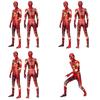 Косплей-костюм Marvel Стальной Человек-паук, наряд на все тело с капюшоном