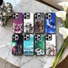 Чехол для телефона Anime G-GIRLS B-BAND C-CRY для iPhone17,16,15,14,13,12,11 Plus,Pro Max Конфетный Серебряный Покрытие Внутренней Крышки