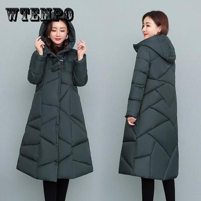 Зимние куртки на утином пуху, женские ультралегкие тонкие длинные пальто с поясом, осенние повседневные тонкие парки-туники