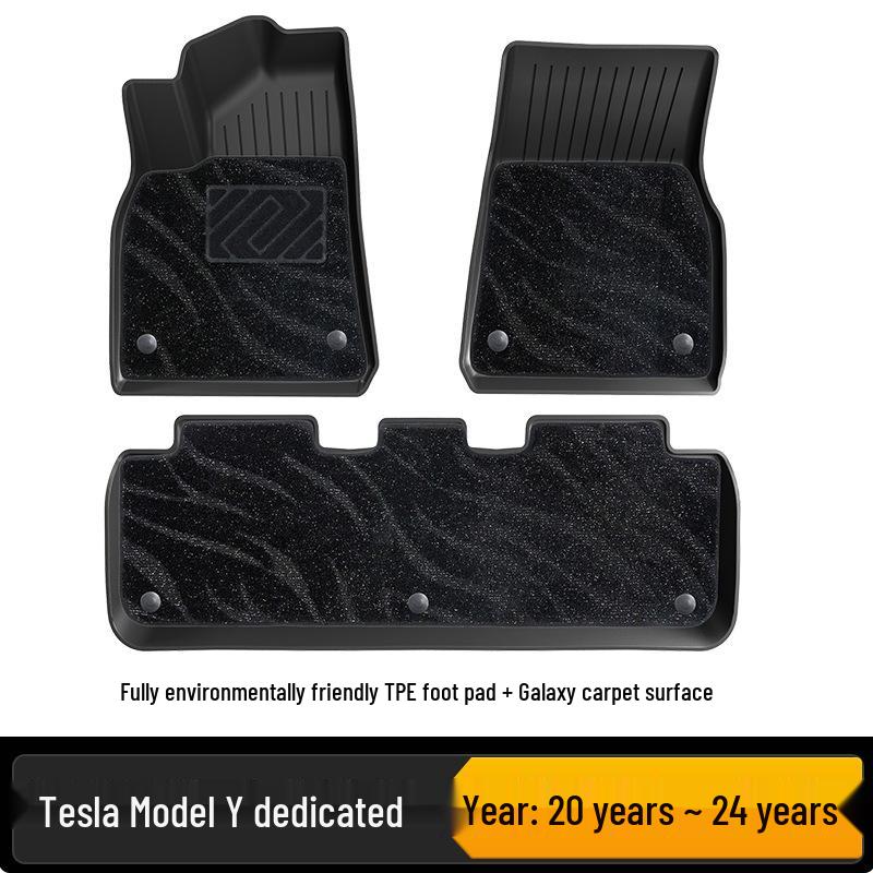 Всепогодные Эко-коврики из TPE для Tesla Model 3/Y (Обновленная модель) - Салон и Багажник