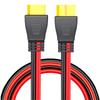Кабель XT60, Разъем XT60 папа-мама, 12AWG, 2 м, Удлинительный кабель XT60, для Оборудования и материалов для солнечной генерации, Портативный источник питания,
